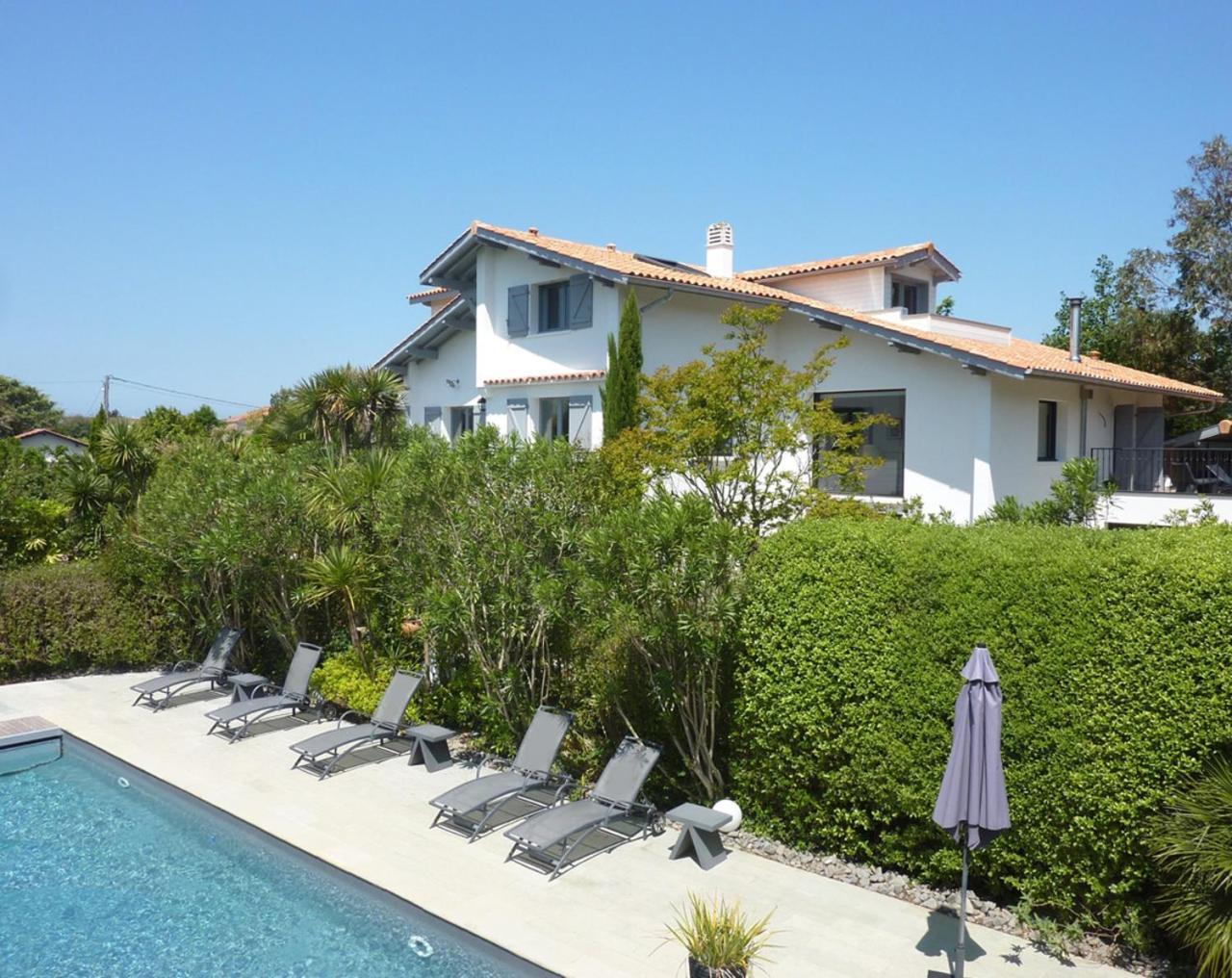 Maison Arbolateia Avec Piscine Et Spa Bidart Dış mekan fotoğraf